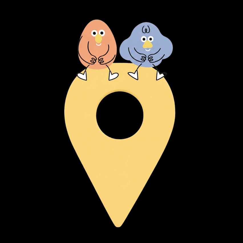 Hoola location marker