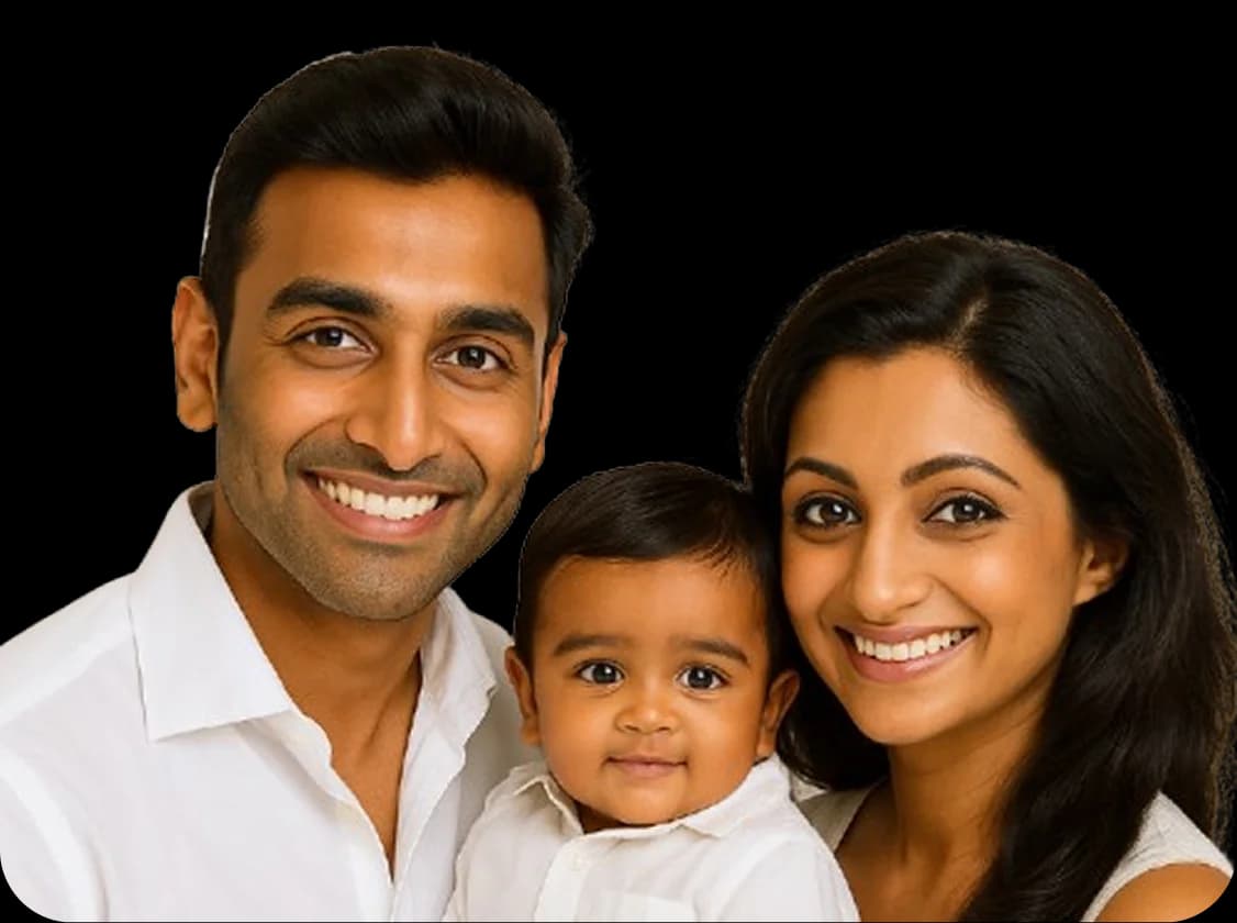 Family discussing HPV vaccination